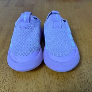 Adidas Kids Lavender Slip-On Sneakers